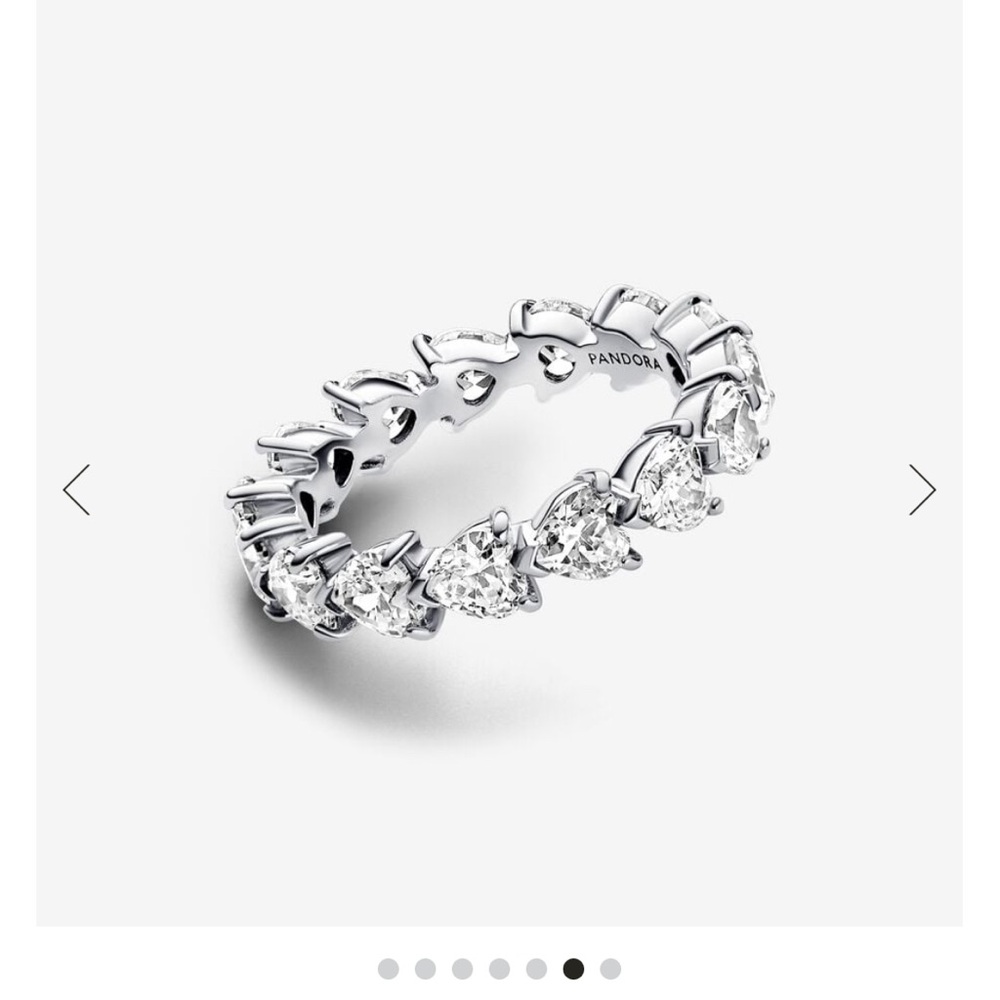 Pandora Silver Heart Ring